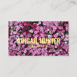 パーソナライズされた「花を咲かせる」（アメリカ） 名刺