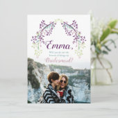 [パーソナライズされた]花嫁プロポーザル写真招待状 招待状 (スタンド正面)