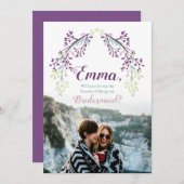 [パーソナライズされた]花嫁プロポーザル写真招待状 招待状 (正面/裏面)