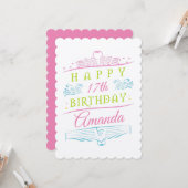 パーソナライズされた -誕生日カード カード (正面/裏面インサイチュ)