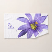 パーソナライズされた「野の花」ハンドタオル ハンドタオル (ハンドタオル)