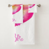 パーソナライズされた「野の花」 バスタオルセット (インサイチュ)