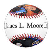 パーソナライズされた 野球ボール (裏面)
