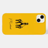 パーソナライズされた，魔法のシルエットドラマー Case-Mate iPhoneケース (裏面 (横))