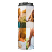 パーソナライズされた 4 Photo Thermalボトルテンプレート タンブラー (裏面)