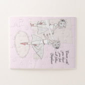 パーソナライズされた - Ballerina ジグソーパズル (横)