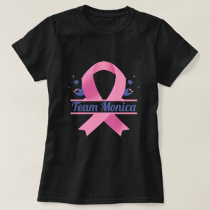 パーソナライズされた Brest Cancer Team – がん認識度 Tシャツ