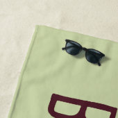 パーソナライズされた / Custum BOERSEUNウィンドポンプAfrikaans ビーチタオル (インサイチュ)