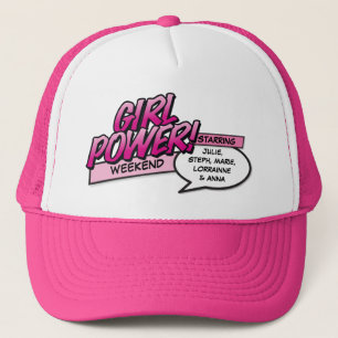 パーソナライズされた GIRL POWER ガールズウィークエンド キャップ