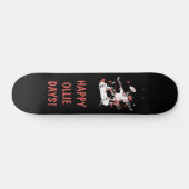 パーソナライズされた - Happy Ollie日 スケートボード (横)