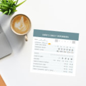 パーソナライズされたADHDの毎日気にの自己チェックイン ポストイット