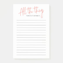 パーソナライズされたAll Things Script to doリスト