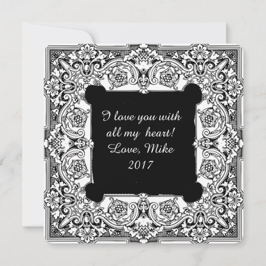 「パーソナライズされたAlways & Forever」フォトカー縁どド (裏面)