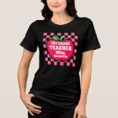 パーソナライズされたApple First Grade先生名 トライブレンドＴシャツ (正面)