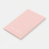 パーソナライズされたArt Business Pink Post-It Notes ポストイット (アングル)