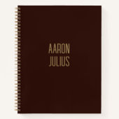 パーソナライズされたArt Sketchbookノートブックギフト ノートブック (正面)