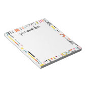 パーソナライズされたArt Suppliesメモ帳 ノートパッド (アングル)