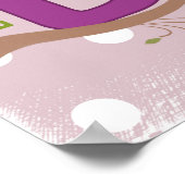 「パーソナライズされたB」ポスター ポスター (角)