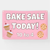 パーソナライズされたBake Saleバナー 横断幕 (横)