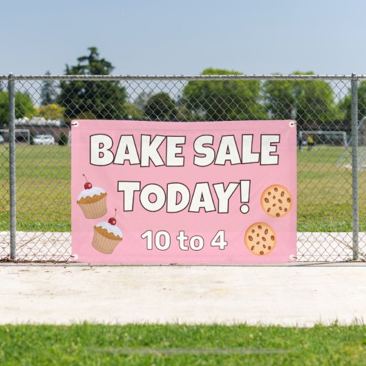 パーソナライズされたBake Saleバナー 横断幕 (インサイチュ)