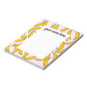 パーソナライズされたBananasメモ帳 ノートパッド (回転)