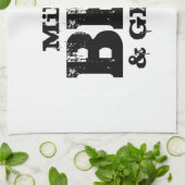 パーソナライズされたBBQアクセサリーカスタムキッチンタオル キッチンタオル (折り畳み)