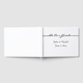 「パーソナライズされたBe Our Guest」ゲストブック ゲストブック (全面)