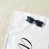 パーソナライズされたBestie BFF Friends最高の Photo Collage ビーチタオル (インサイチュ)