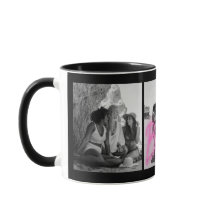 「パーソナライズされたBesties」白黒フォトコラージュ