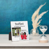 パーソナライズされたBFF 2フォトキープサケ最高の友達 フォトプラーク (インサイチュ)