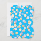 パーソナライズされたBirthday Boy Photo 招待状 (裏面)