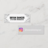 「パーソナライズされたBox World」インスタグラム スキニー名刺 (正面/裏面)