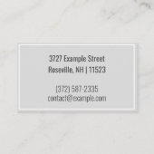 「パーソナライズされたBox World」（英国/ユーロ） 名刺 (裏面)