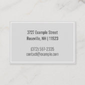 「パーソナライズされたBox World」（英国/ユーロ） 名刺 (裏面)