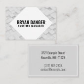 「パーソナライズされたBox World」（英国/ユーロ） 名刺 (正面/裏面)