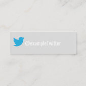 「パーソナライズされたBox World」Twitter スキニー名刺 (裏面)
