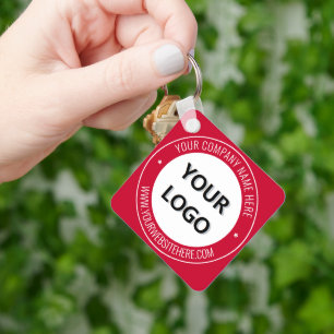パーソナライズされたBusiness Keychain Your Logo and文字 キーホルダー