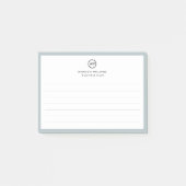 パーソナライズされたBusiness NotepadとカスタムNotepad ポストイット (正面)
