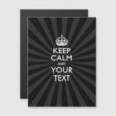 パーソナライズされたCALM保とバースト時のテキスト (正面/裏面)