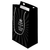 パーソナライズされたCALM保とバースト時のテキスト スモールペーパーバッグ (正面アングル)