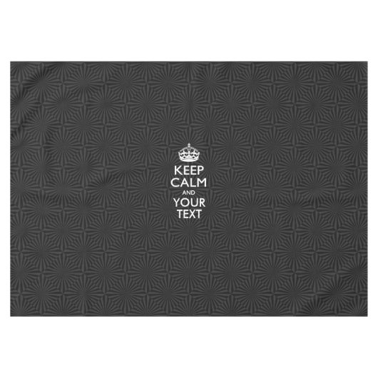 パーソナライズされたCALM保とバースト時のテキスト テーブルクロス (正面(横))