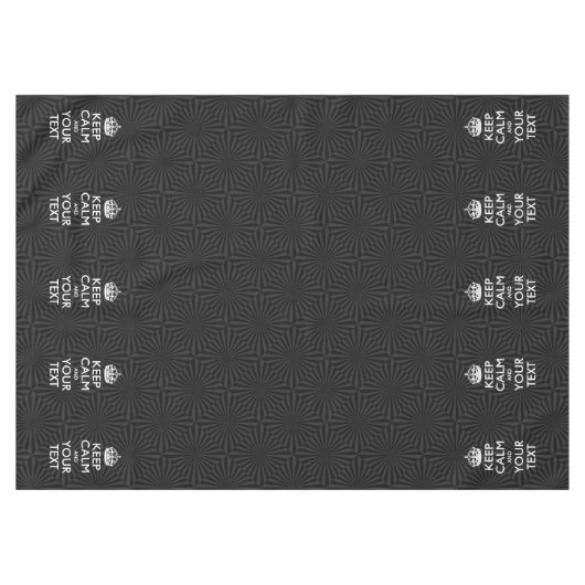 パーソナライズされたCALM保とバースト時のテキスト テーブルクロス (正面(横))