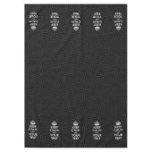 パーソナライズされたCALM保とバースト時のテキスト テーブルクロス (正面)