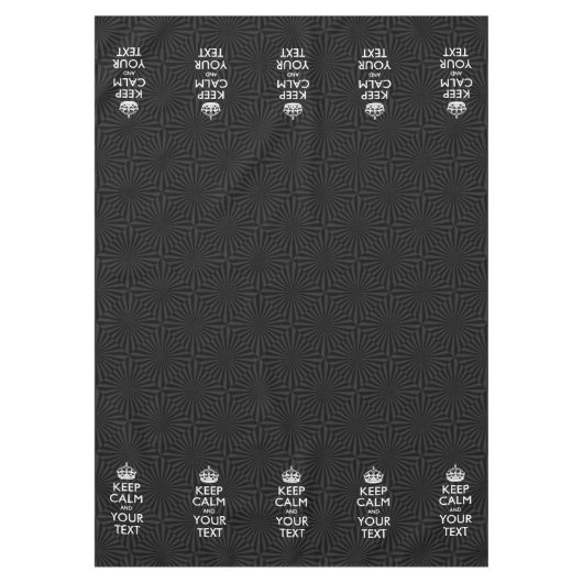 パーソナライズされたCALM保とバースト時のテキスト テーブルクロス (正面)