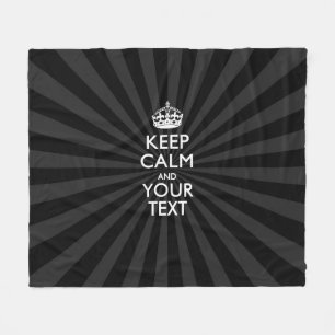 パーソナライズされたCALM保とバースト時のテキスト フリースブランケット