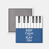 パーソナライズされたCALM保とON遊の – キーボードピアノ マグネット (正面/裏面)