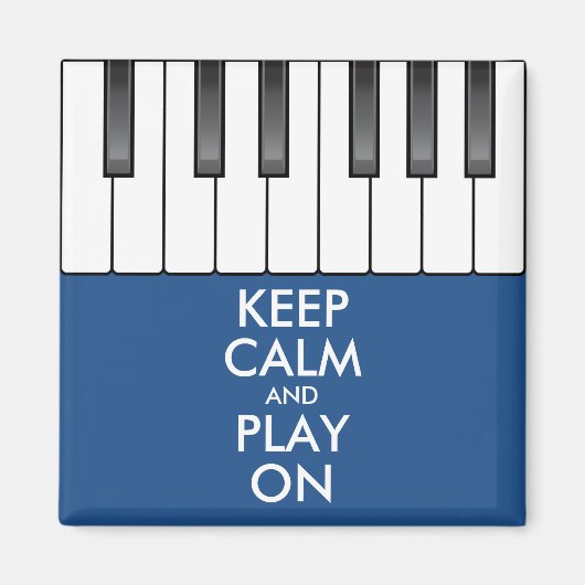 パーソナライズされたCALM保とON遊の – キーボードピアノ マグネット (正面)