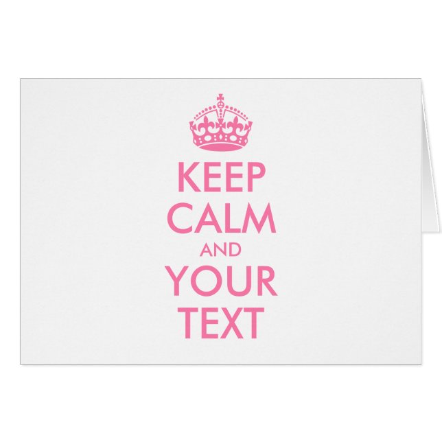 パーソナライズされたCALM保とYOUR TEXT – ピンク色の単語 (正面横)