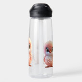 「パーソナライズされたCamelBak Eddy® 25 oz 澄ん Water Bot ウォーターボトル (背面)
