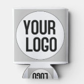 パーソナライズされたcan coolerのロゴデザインテンプレート 缶クーラー (裏面)